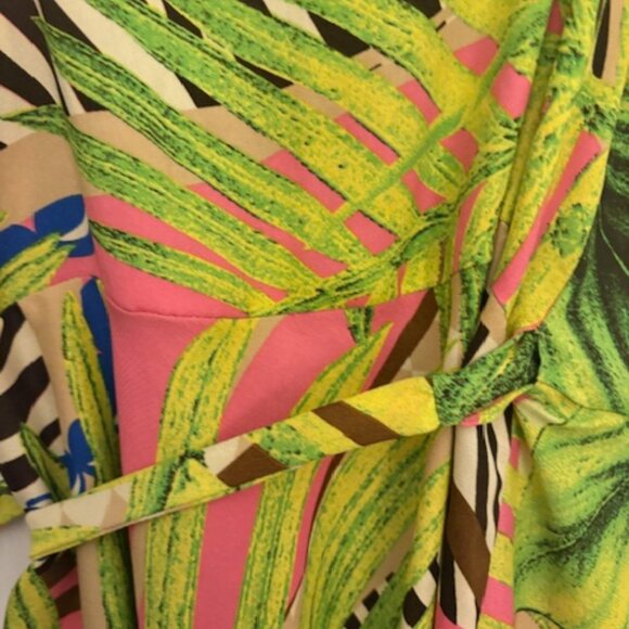 Farm Rio Wrap Dress, Sz P - Picture 6 of 10